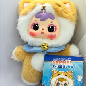 Samuel Little Cat Party Plush Cat Key Holder